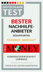 Bester Nachhilfeanbieter laut Focus-Money